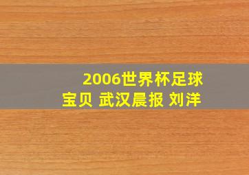 2006世界杯足球宝贝 武汉晨报 刘洋